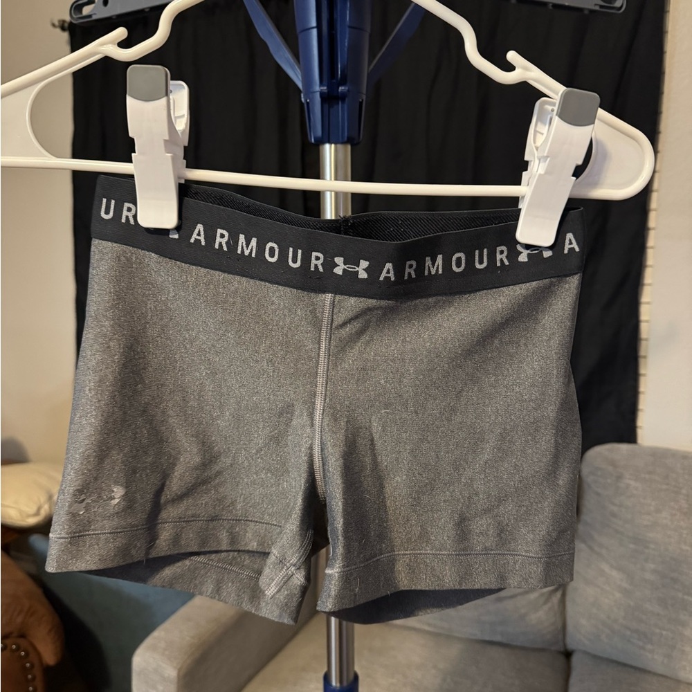 Under Armour Gray Women's Athletic Compression Shorts